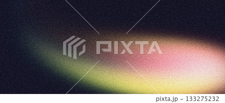 Pink green black grainy background, abstract color gradient shape, noise texture poster banner header wallpaper cover design 133275232