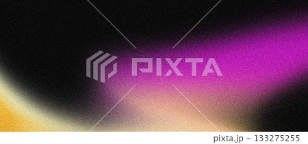 Abstract vibrant background pink yellow abstract gradient shape on black 133275255