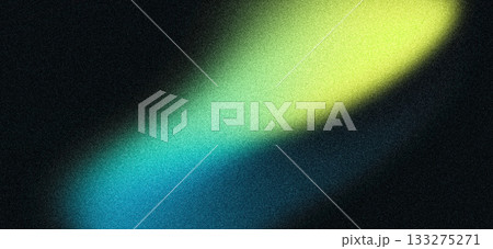 Grainy noisy background blue yellow green black abstract color gradient, vibrant noise texture trendy banner header poster cover flyer backdrop design 133275271