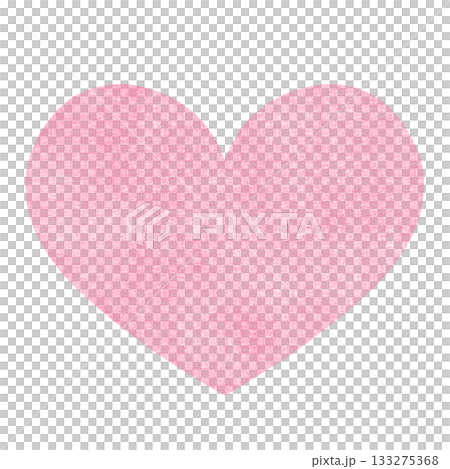 Simple pink heart illustration Simple pink heart illustration 133275368