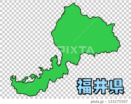 一張略顯粗糙的福井縣地圖,附有文字說明,風格簡單 一張略顯粗糙的福井縣地圖,附有文字說明,風格簡單 133275507