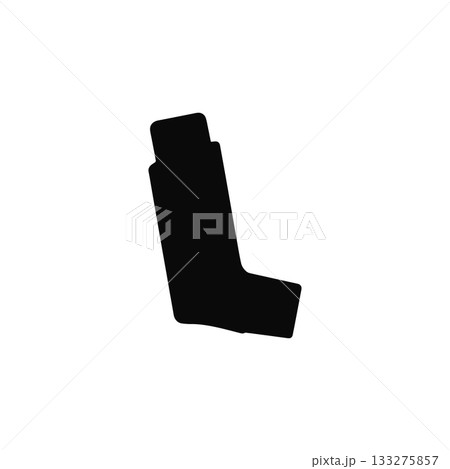 inhaler silhouette medical asthma device isolated on white background 133275857