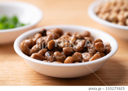 Natto (Fermented soybean), Traditional Japanese food, Healthy eating for gut health Natto (Fermented soybean), Traditional Japanese food, Healthy eating for gut health 133275925