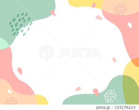 春めく背景イラスト 春めく背景イラスト 133276223