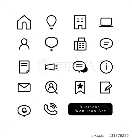 ビジネスアイコンセット 133276226