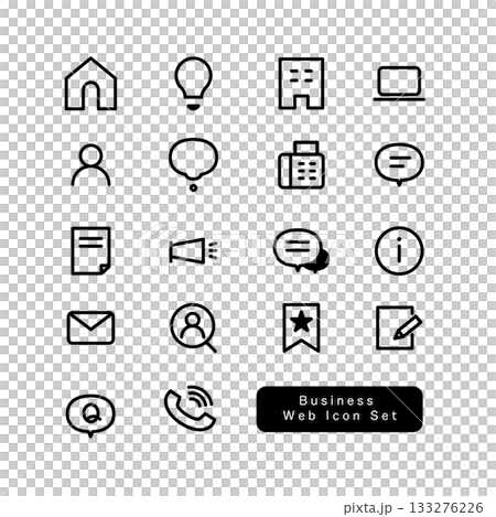 ビジネスアイコンセット 133276226