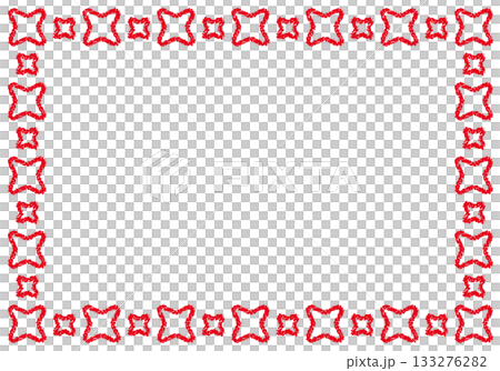 手繪蠟筆背景，搭配閃亮邊框 133276282