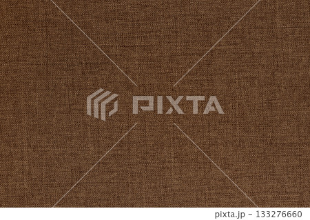 Dark brown linen fabric cloth texture background, seamless pattern of natural textile. 133276660