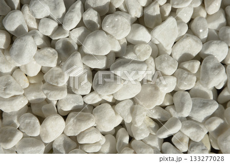 白玉砂利　石の造形 133277028