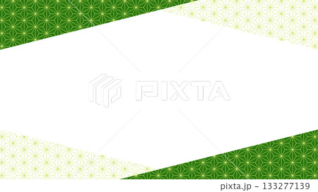 和風フレーム 背景素材 2026年 年賀状 広告 正月 新年 16:9 133277139