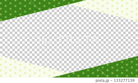 和風フレーム 背景素材 2026年 年賀状 広告 正月 新年 16:9 133277139