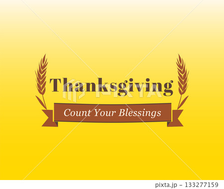 thanksgiving count your blessings festive message 133277159