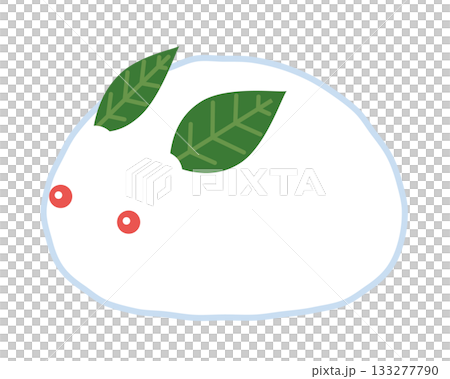 雪ウサギのイラスト 雪ウサギのイラスト 133277790