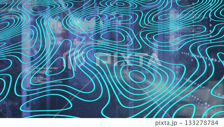 Displaying turquoise contours over blurred trunks in woodland, with code snippets and data markers Displaying turquoise contours over blurred trunks in woodland, with code snippets and data markers 133278784
