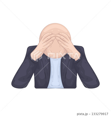 Illustration of stress Illustration of stress 133279917