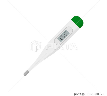 体温計,フラットイラスト 体温計,フラットイラスト 133280129