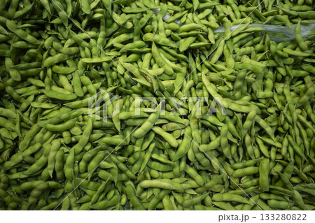 大量の枝豆 大量の枝豆 133280822