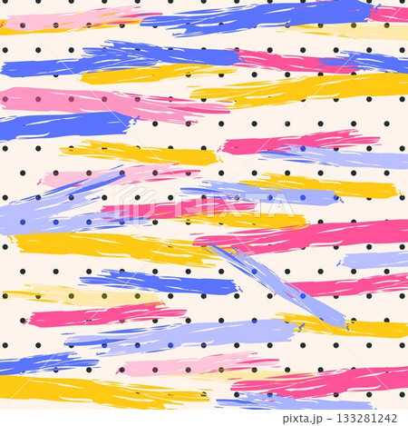 Image of colorful pattern on beige purple background 133281242