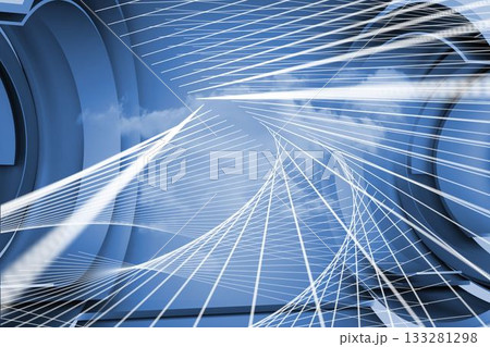 Abstract design in futuristic structure Abstract design in futuristic structure 133281298