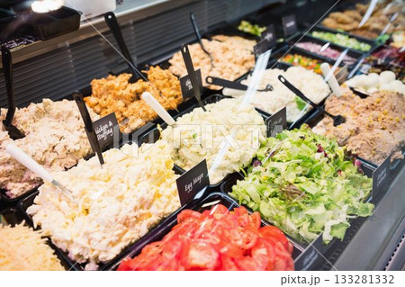 Various food in containers Various food in containers 133281332