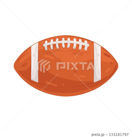 Illustration of rugby ball Illustration of rugby ball 133281797