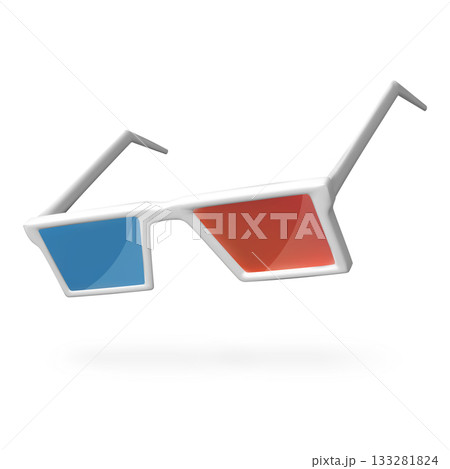 3d glasses realistic 3D vector icon, red and blue anaglyph glasses used for watching stereoscopic movies in cinemas 3d glasses realistic 3D vector icon, red and blue anaglyph glasses used for watching stereoscopic movies in cinemas 133281824