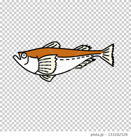 庫存插圖:沙魚的簡單向量圖 庫存插圖:沙魚的簡單向量圖 133282526