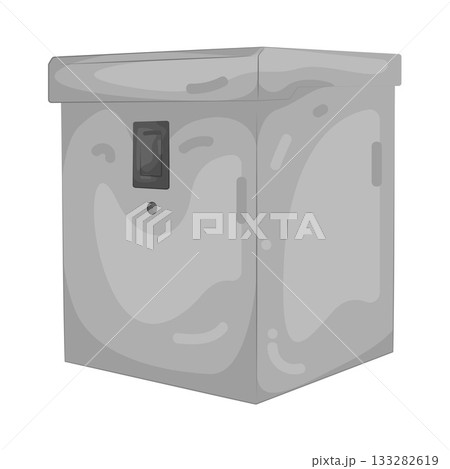 Illustration of secure parcel 133282619