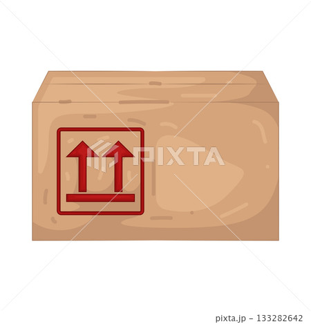 Illustration of delivery box Illustration of delivery box 133282642