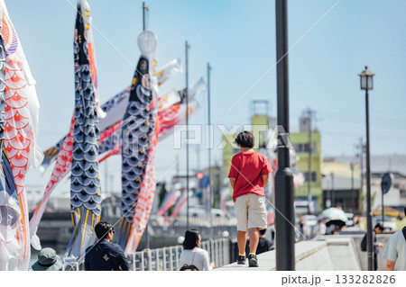 【半田市】半田運河の鯉のぼり 133282826