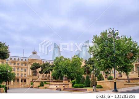 BAKU, AZERBAIJAN. School-Lyceum No. 6 named after Tofig Ismayilov in Baku, Azerbaijan. BAKU, AZERBAIJAN. School-Lyceum No. 6 named after Tofig Ismayilov in Baku, Azerbaijan. 133282859