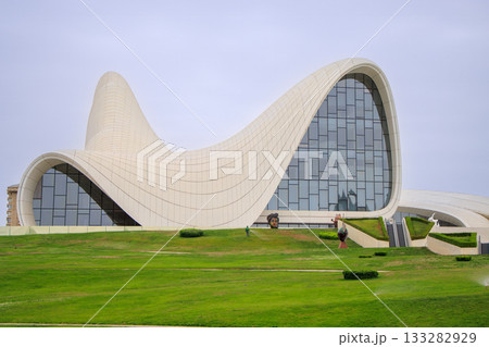 BAKU. Heydar Aliyev Center in Baku, Azerbaijan. 133282929