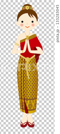 Thai traditional costume Thai traditional costume 133283045