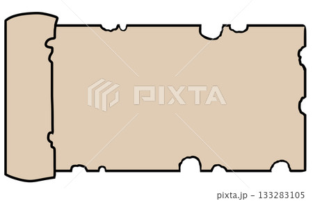 古い紙　シンプル 133283105