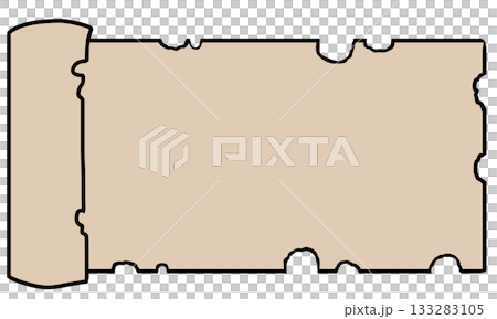 古い紙　シンプル 133283105