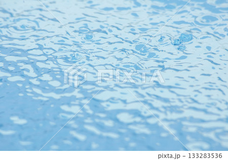 デコボコとした水面　夏色のイメージ 133283536