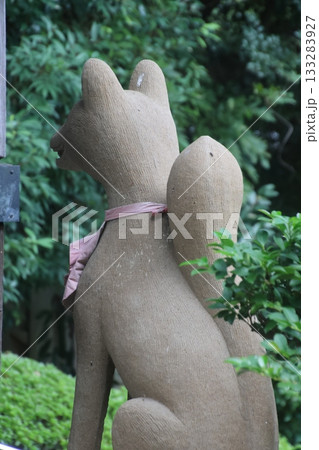 城山稲荷神社・石狐（島根県・松江市） 133283927