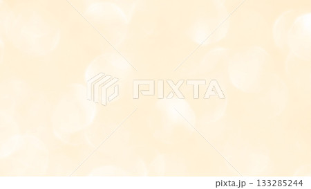 Golden yellow beige cream and white light glitter bokeh texture background.  133285244