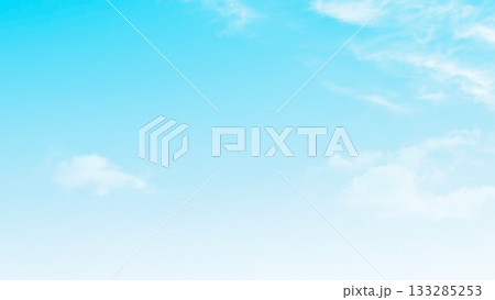 Blue pastel sky with white fluffy cloud. Blue pastel sky with white fluffy cloud. 133285253