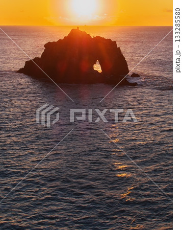 日出の伊良湖防備衛所跡から日出の石門を臨む 日出の伊良湖防備衛所跡から日出の石門を臨む 133285580