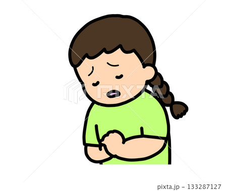 がっかりする アジア人の女の子 がっかりする アジア人の女の子 133287127