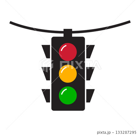 Traffic Light Signal Icon vector illustration 133287295