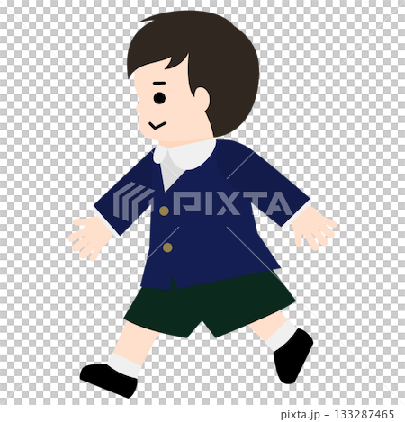 歩いている男の子 133287465