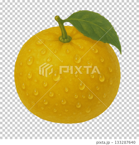 【水果】新鮮柚子的插圖 133287640