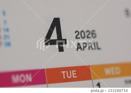 4月（カレンダー） 133288710
