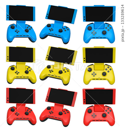 Mobile Game Controllers that come equipped with advanced screens for use Mobile Game Controllers that come equipped with advanced screens for use 133289614