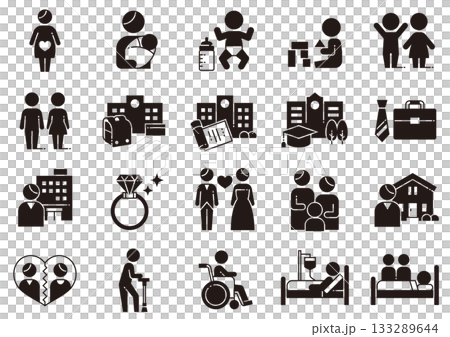 人生規劃圖標 02 人生規劃圖標 人生規劃圖標 02 人生規劃圖標 133289644