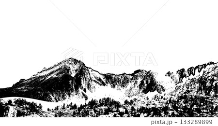 Mountain grunge texture 133289899