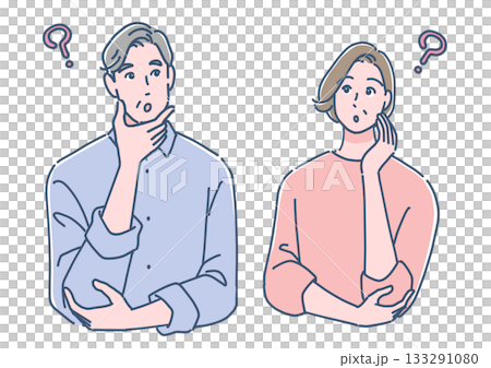 Senior couple having doubts 133291080