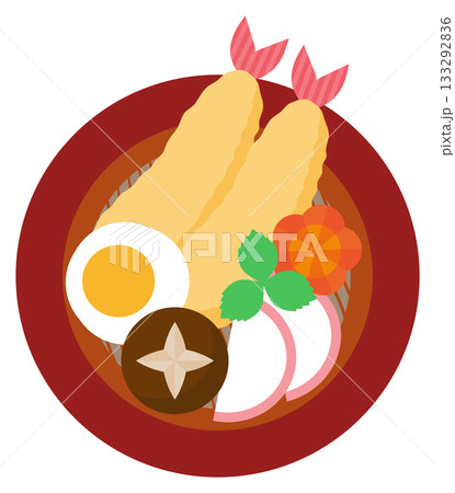 年越しそば、天ぷらそば 年越しそば、天ぷらそば 133292836